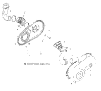 Drive Train, Clutch Cover & Ducting