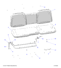 Body, Seat Asm. Rear