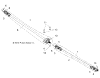 Drive Train, Front And Rear Prop Shaft