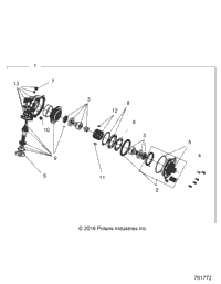 Drive Train, Front Gearcase Internals
