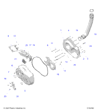 Drive Train, Clutch Cover And Ducting