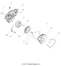 Engine, Stator & Flywheel
