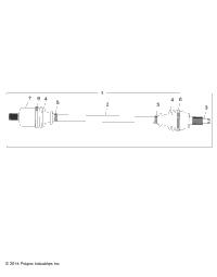 Drive Train, Front Half Shaft Z16vfe99af/Am/M99am (49Rgrshaftdrv1510004)