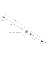 Drive Train, Front Prop Shaft