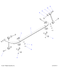 Suspension, Stabilizer Bar, Rear
