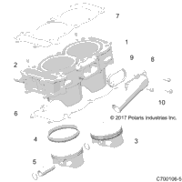 Engine, Cylinder And Piston