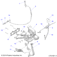 Engine, Turbo Charger Mounting
