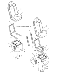 Body, Seat Asm. And Slider