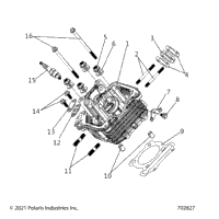 Engine, Cylinder Head Asm