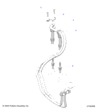 Engine, Ignition Coils And Spark Plugs