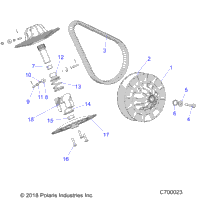 Drive Train, Secondary Clutch