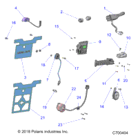Electrical Components, And License Plate