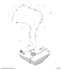 Fuel System, Lines, Std. Z25nef99a4/B4/A5/B5