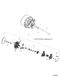 Drive Train, Primary Clutch R17rted1n1