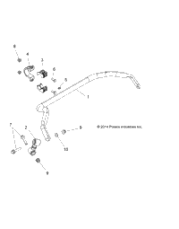 Suspension, Stabilizer Bar, Rear