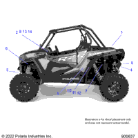 Body, Decals And Components, 3Pc