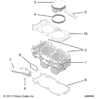 Engine, Cylinder And Piston