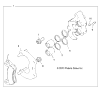 Brakes, Rear Caliper All Options