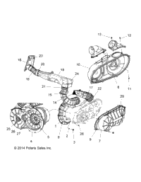 Body, Clutch Cover & Ducting
