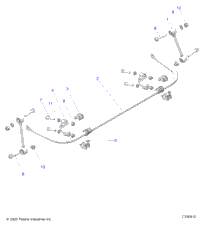 Suspension, Stabilizer Bar, Rear
