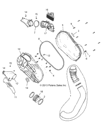 Drive Train, Clutch Cover And Ducting