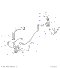 Engine, Waterpump And Bypass