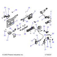 Electrical, Wire Harness, Components, And License Plate