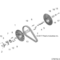 Drive Train, Secondary Clutch