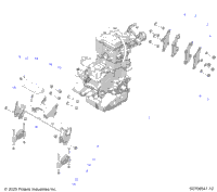 Engine, Transmission Mounting & Long Block