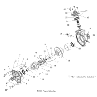 Drive Train, Front Gearcase Internals