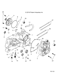 Engine, Crankcase Comp Left/Right