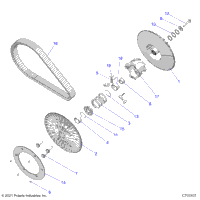 Drive Train, Secondary Clutch