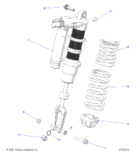 Suspension, Front Shock Mounting, Standard/Premium