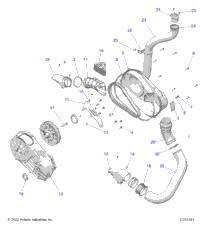 Drive Train, Clutch Cover And Ducting