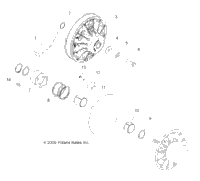 Drive Train, Secondary Clutch