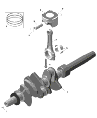 Rotax - Crankshaft And Pistons