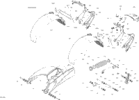 Suspension - Rear - Swing Arm / Shock / Fender