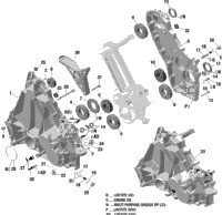 01 Rotax - Gearbox - Housing - 600 Ace