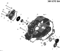 Clutch Cover And Water Pump