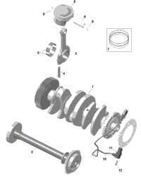 Rotax - Crankshaft And Pistons