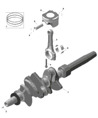 Rotax - Crankshaft And Pistons