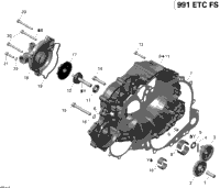 Clutch Cover And Water Pump