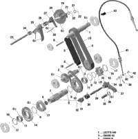 01 Rotax - Gearbox - Components - 600 Ace