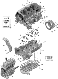 Rotax - Crankcase - 900 Ace