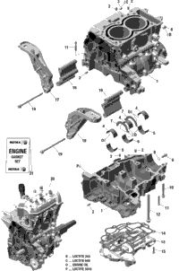 Moteur - Carter - 600 Ace