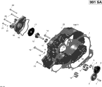 Clutch Cover And Water Pump