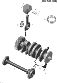 Crankshaft, Pistons And Balance Shaft