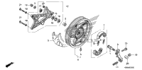 Rear Wheel + Swingarm