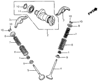Camshaft + Valve