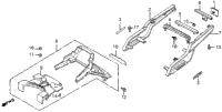 Frame Rear Cover + Grab Rail